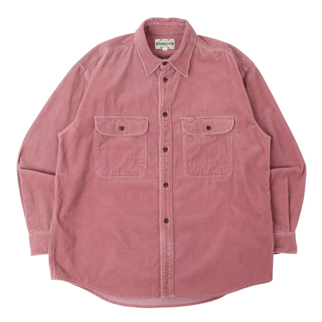 Tass finder 다크 핑크 코듀로이 워크 셔츠 상품이미지1