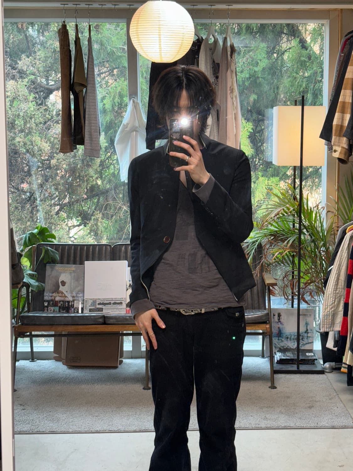 빈티지 스탠드 카라 자켓 상품이미지6