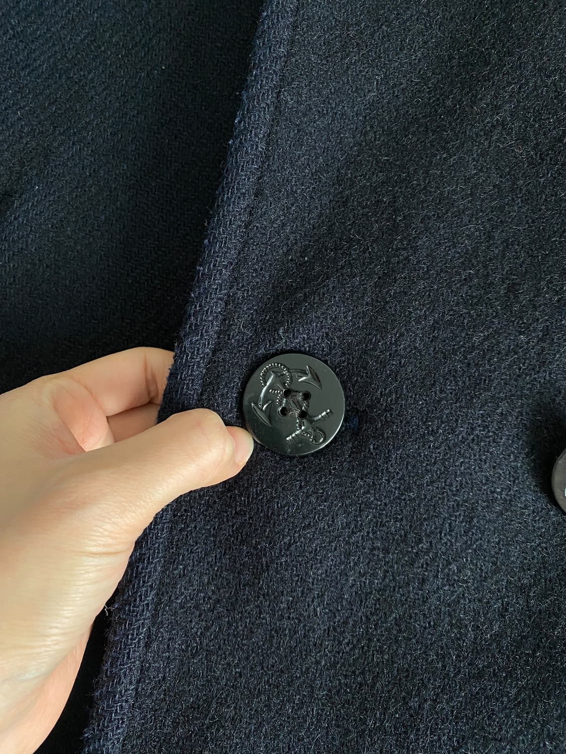 뉴욕 울 블렌드 피코트 상품이미지6