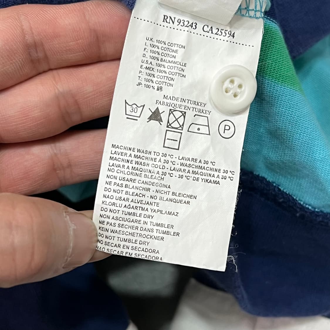  디젤 스트라이프 패치 프린팅 후드집업 y16395 상품이미지8