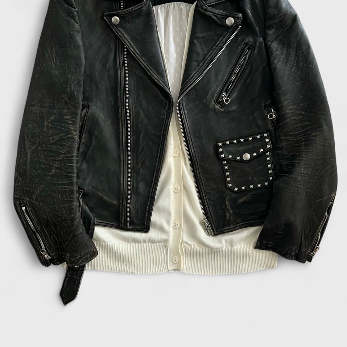 Undercover leather Jacket 상품이미지4