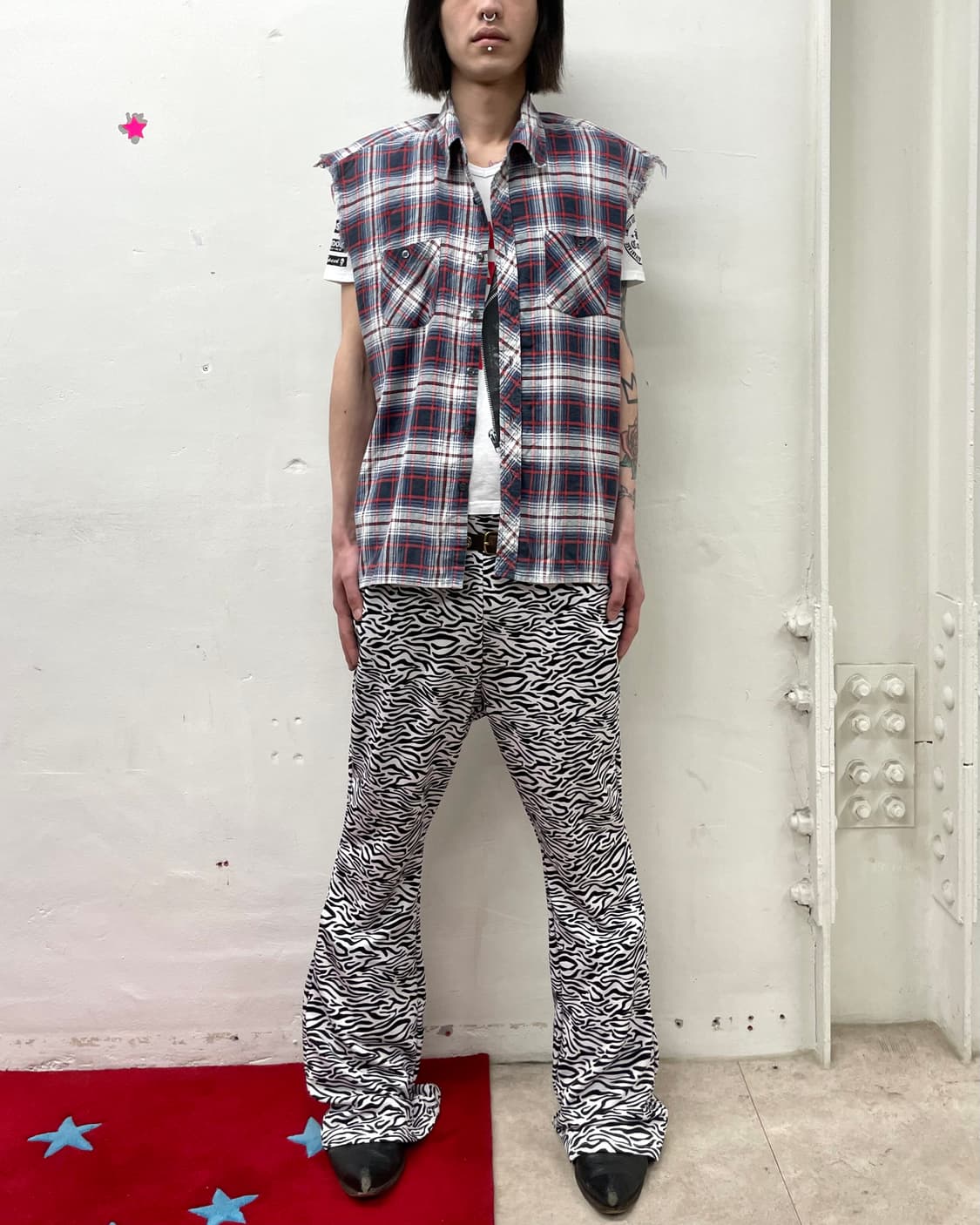 Shoulder Damage Shirt Vest 상품이미지4