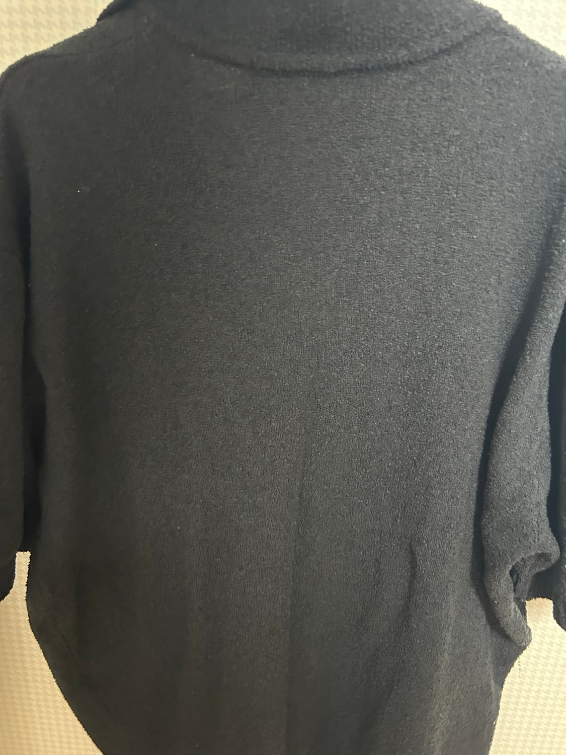 트릴리온 워셔블 부클 카라 반팔 니트 XL 상품이미지2