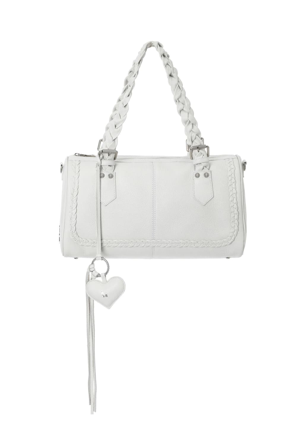 쓰리타임즈 브레이드 백 화이트 상품이미지1