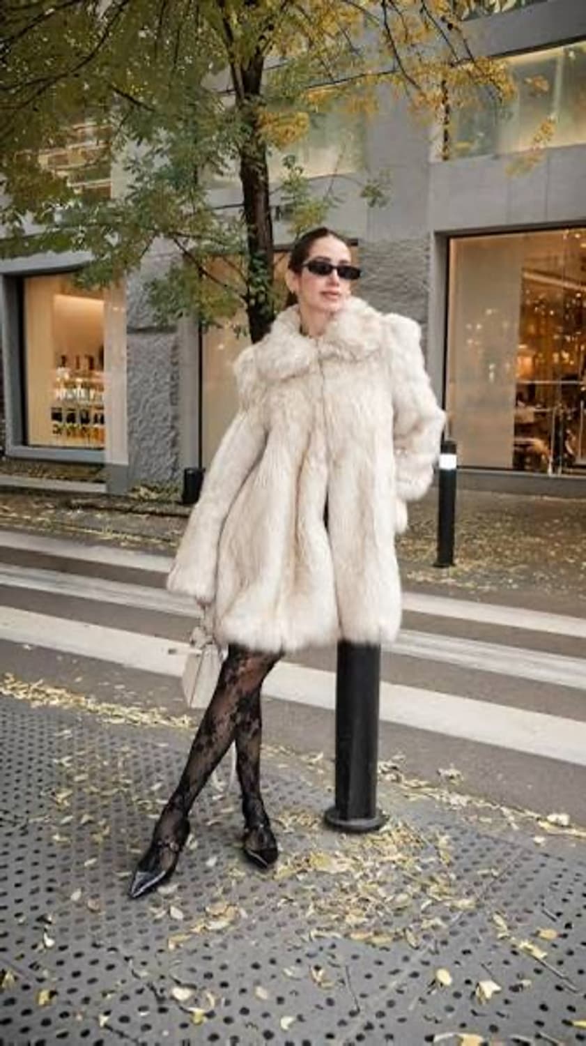 자라 페이크 퍼 숄더 코트 (새상품) 상품이미지3