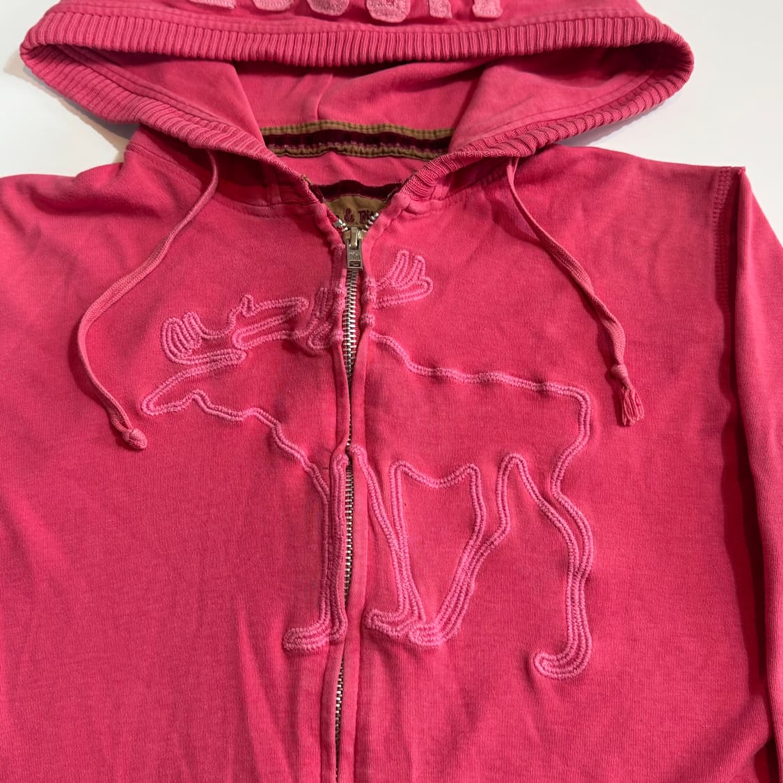 아베크롬비 핫핑크 투웨이 후드집업 상품이미지2
