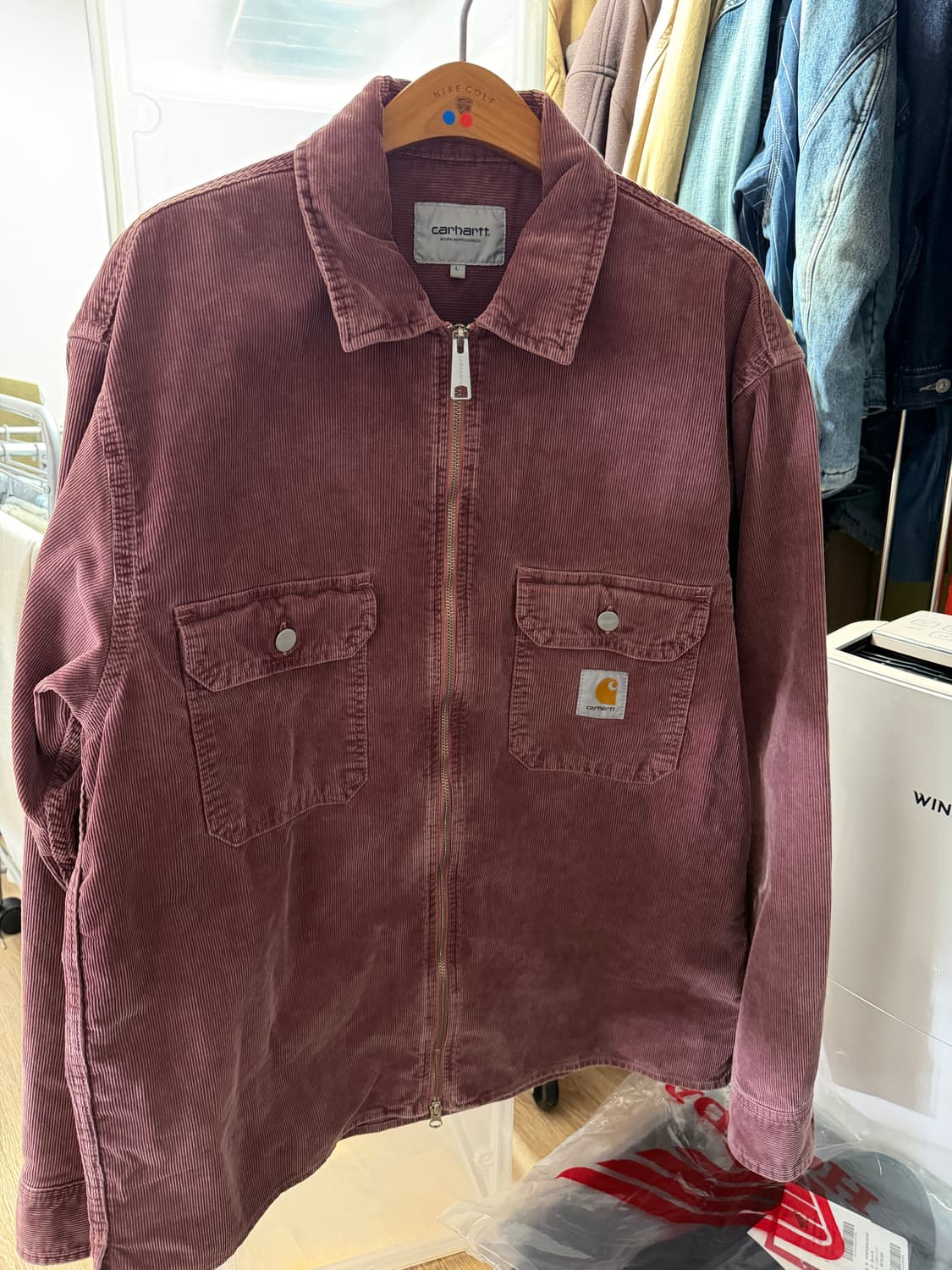 칼하트 WIP의 레놀드 셔츠 자켓 L사이즈 상품이미지3