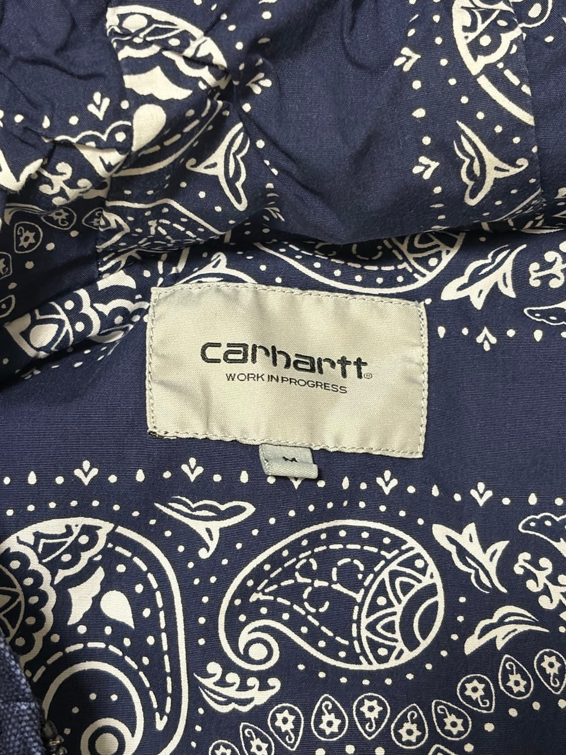 칼하트 반다나 후드집업 M 상품이미지2