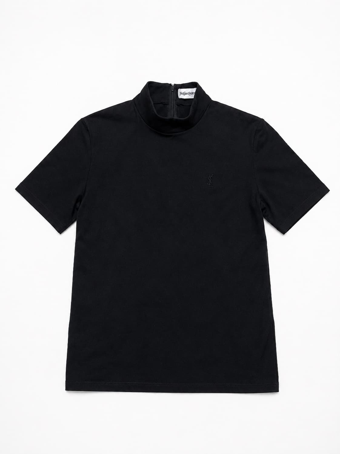 Yves Saint Laurent YSL 일본제 하이넥 반팔 티 상품이미지1