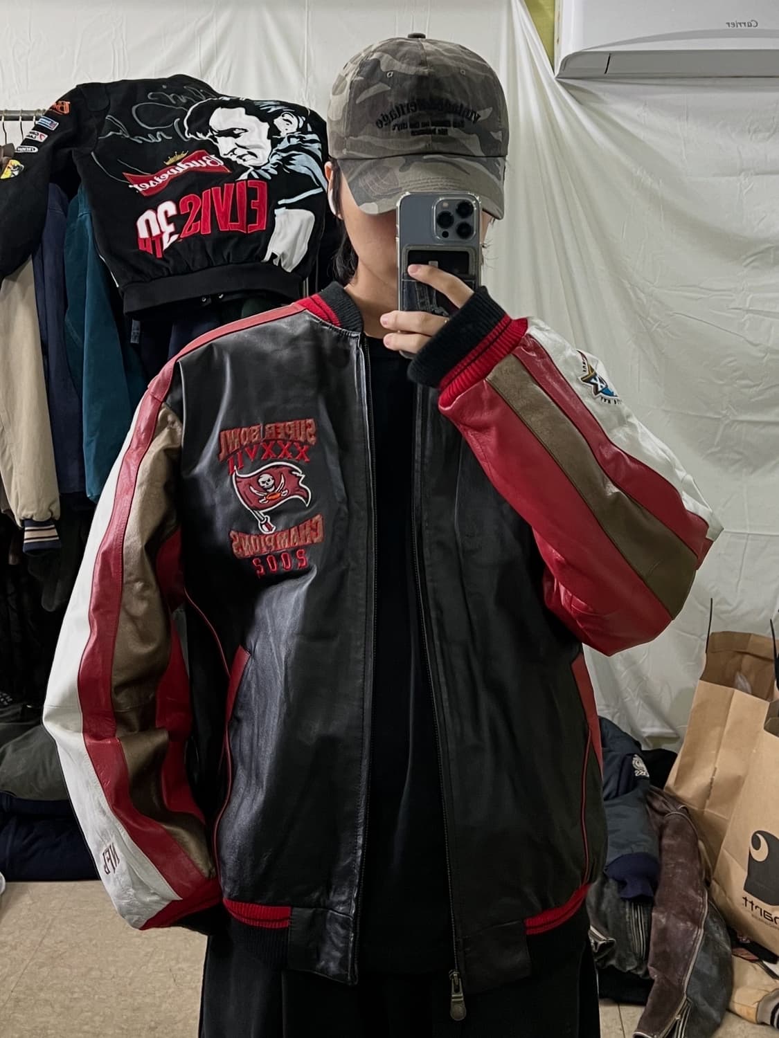 NFL 탬파베이 버커니어스 가죽자켓 상품이미지3