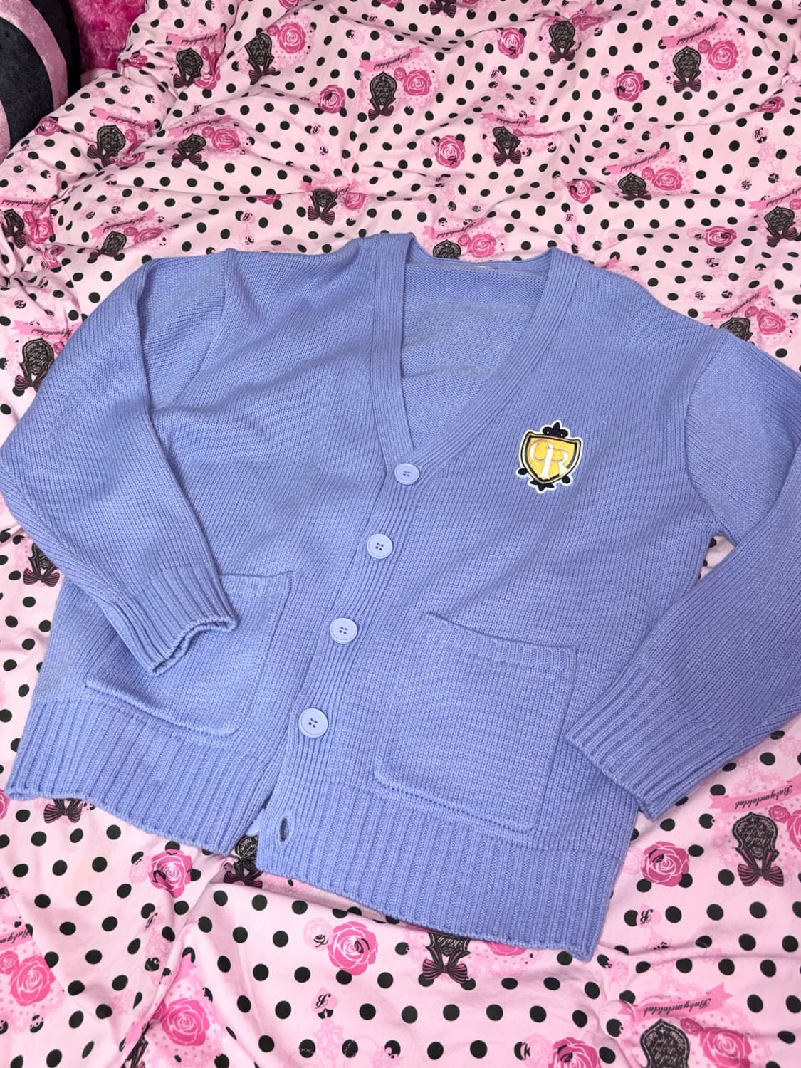 스파오 오란고교 콜라보 가디건 S 상품이미지1