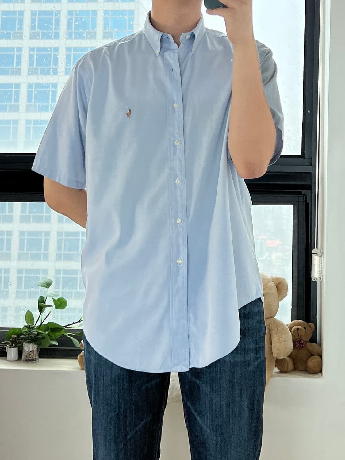 폴로 솔리드 반팔셔츠  상품이미지6