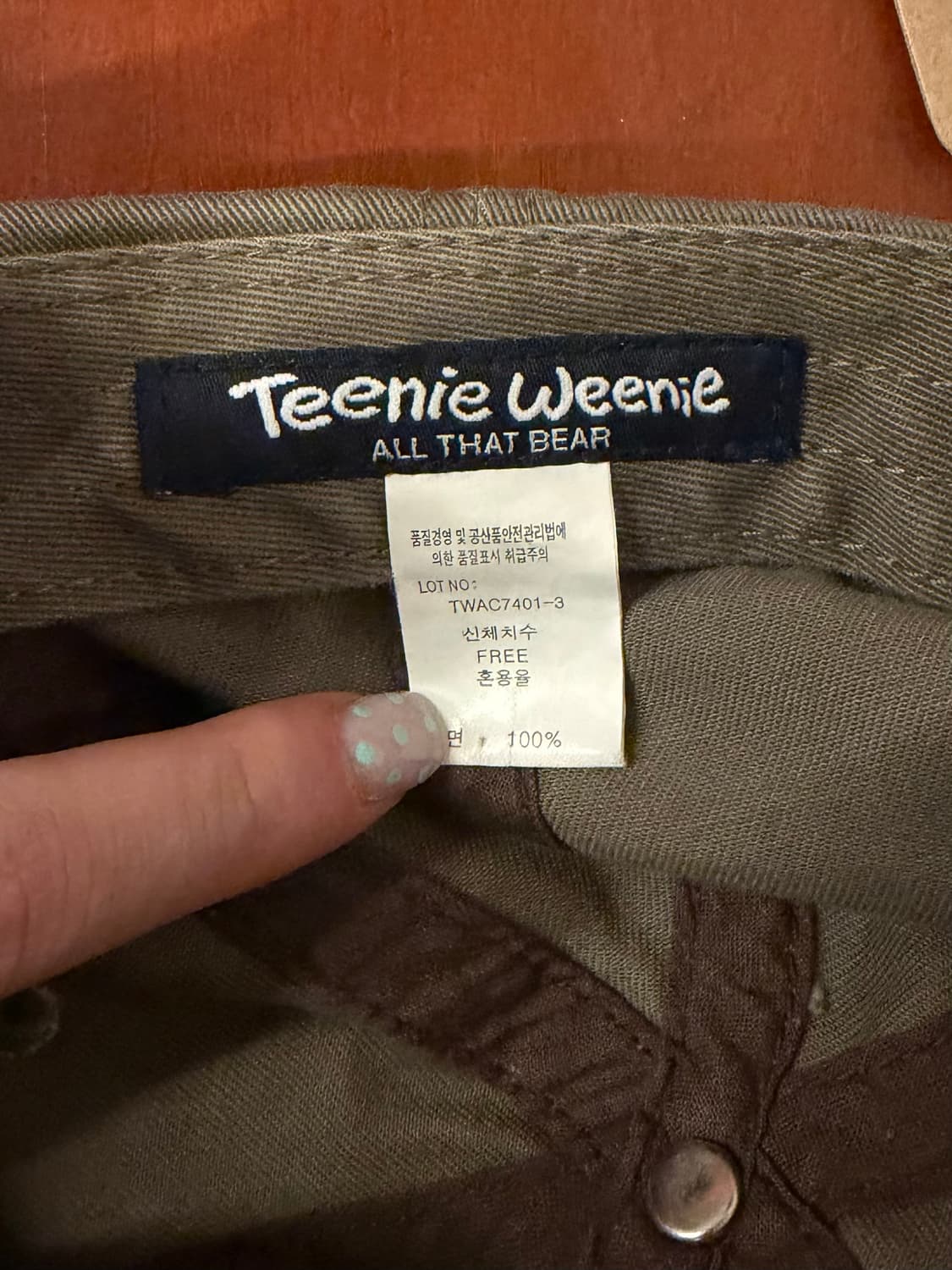 (정품) 티니위니 볼캡 a1 상품이미지2