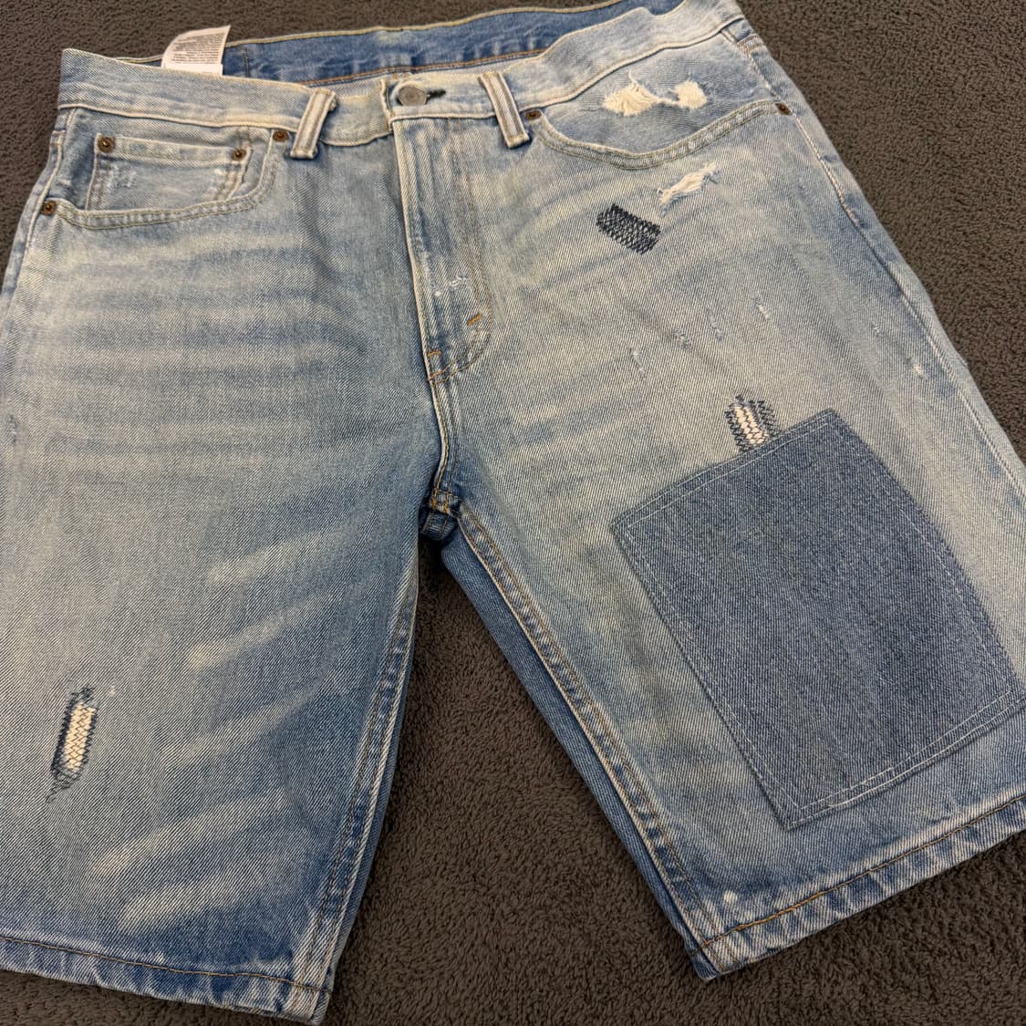 [ 정품/34 ] 리바이스 502 쇼츠 빈티지 하프 데님 팬츠 반바지 상품이미지5