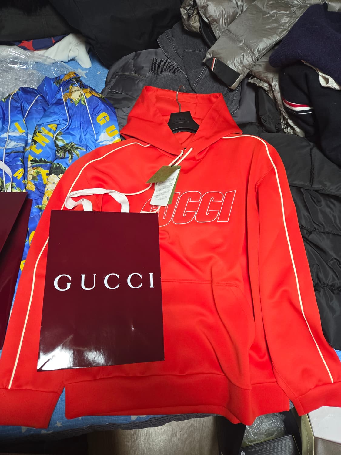 구찌 신상 후드 택 달린 새상품 100사이즈 상품이미지6