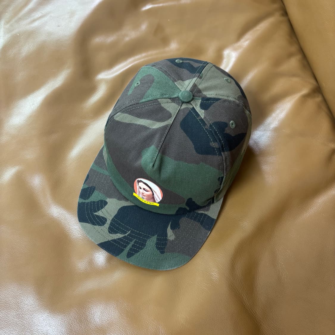 슈프림 5패널 볼캡 모자 마리아 우드랜드 카모 상품이미지5