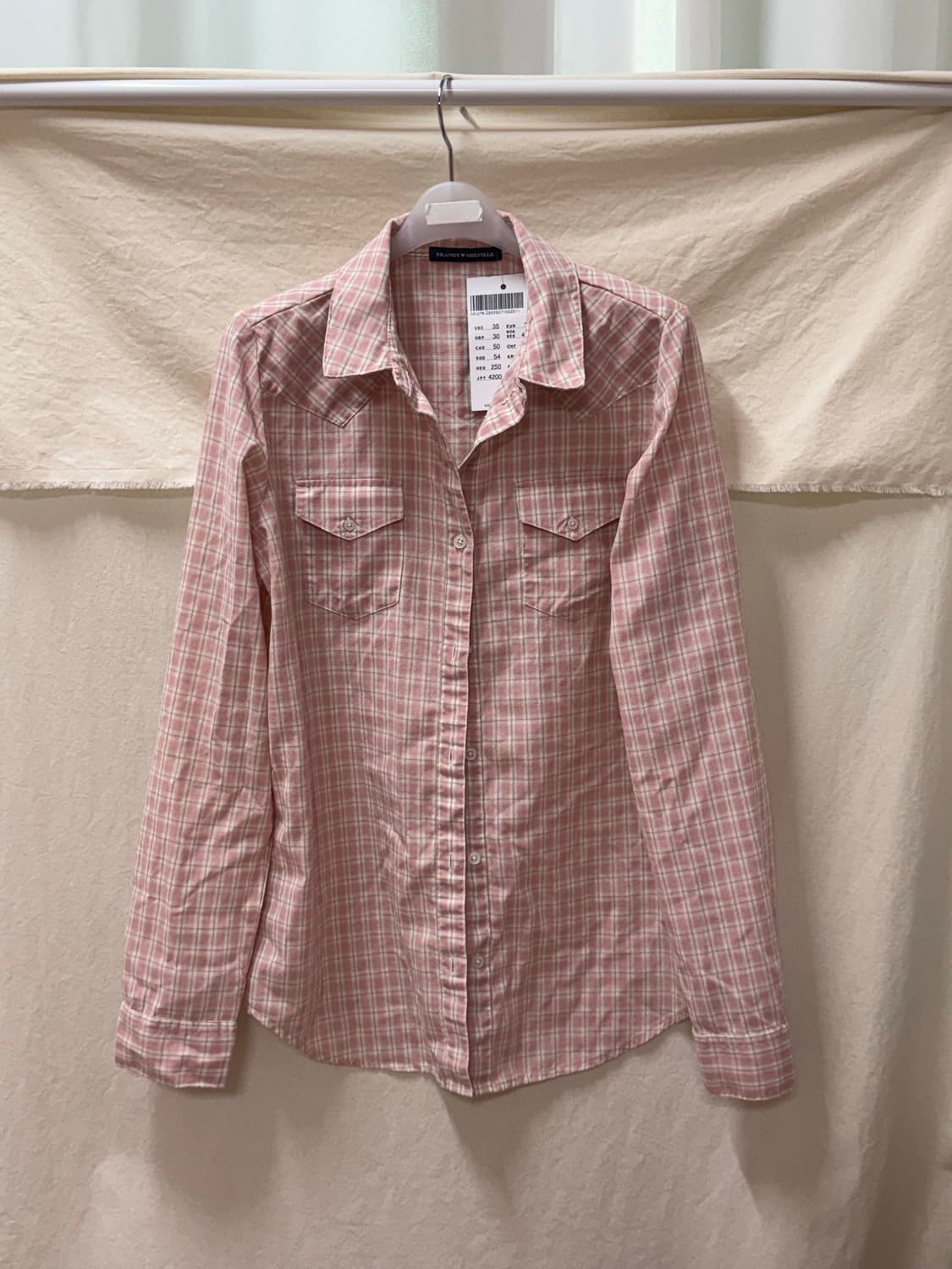 브랜디멜빌 체크 셔츠 상품이미지1