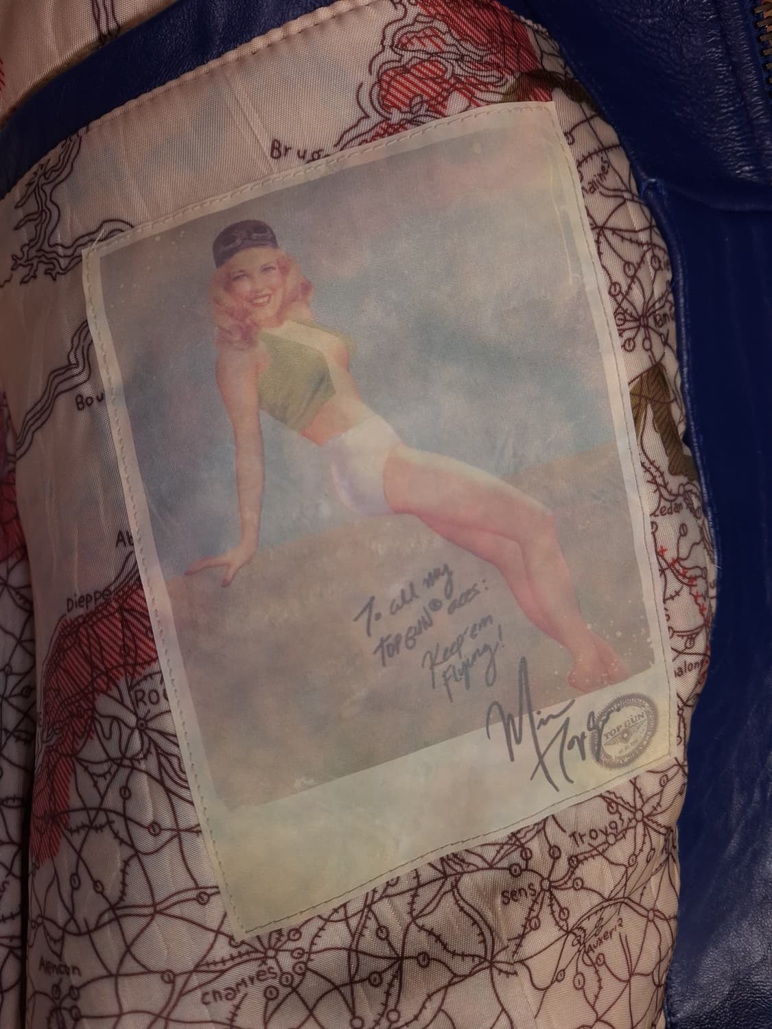 새제품 빈티지 리얼레더 미해군 G-1 TYPE 탑건 항공자켓 상품이미지5