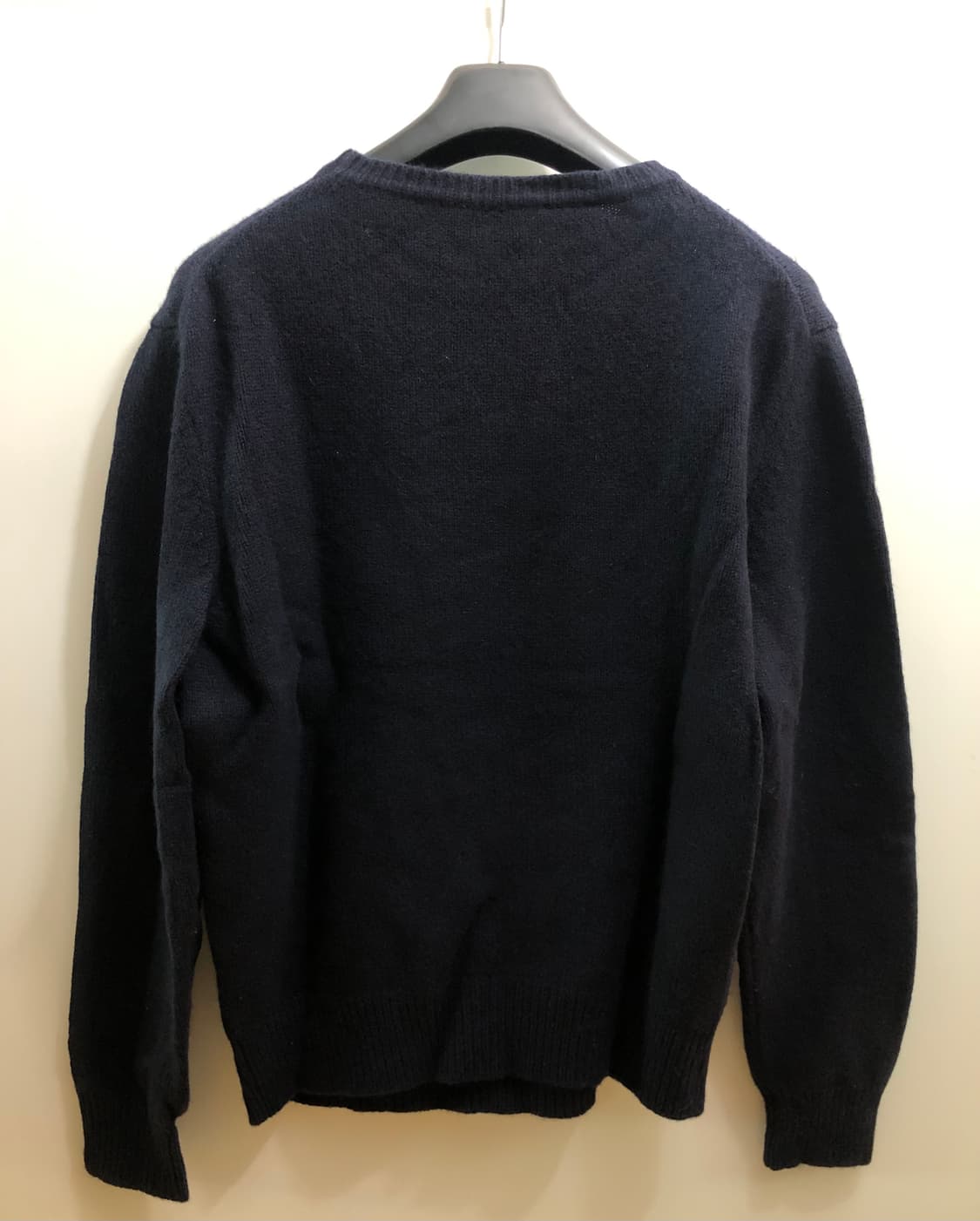 [남성L] 메종키츠네 폭스헤드 니트 남색 상품이미지2