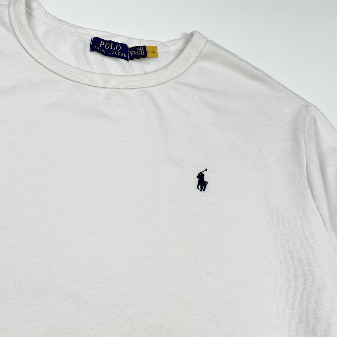 폴로 랄프로렌 클래식 사이드라인 맨투맨 화이트 2XL 상품이미지3