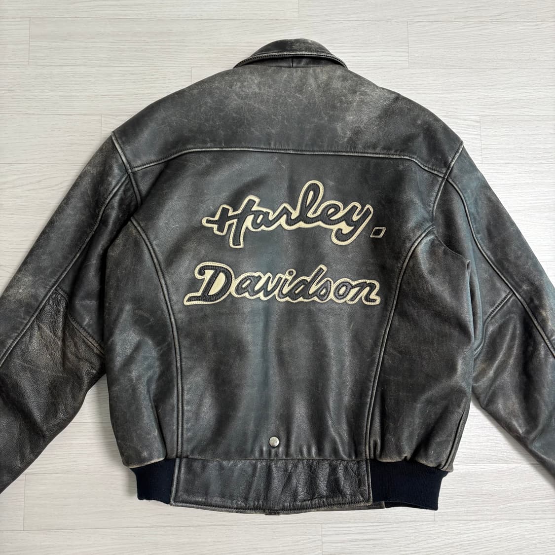 90s 할리 데이비슨 레더 자켓 상품이미지6
