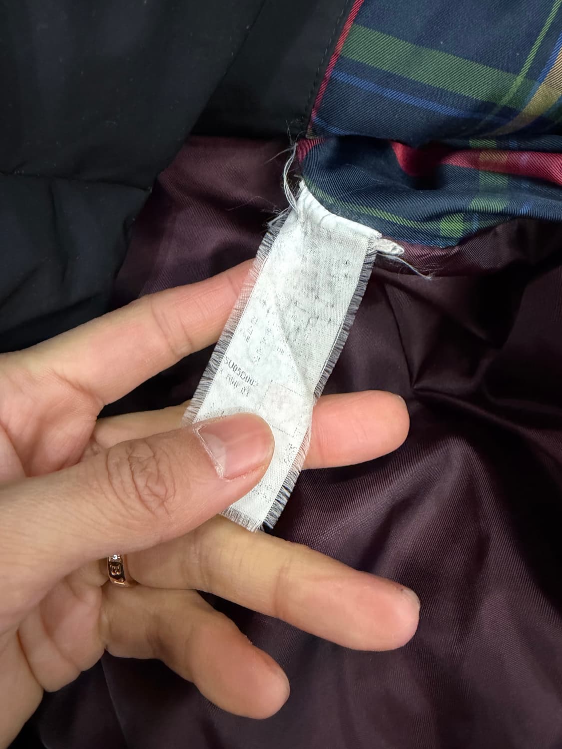 정품) 헤지스 여성패딩 M 상품이미지8