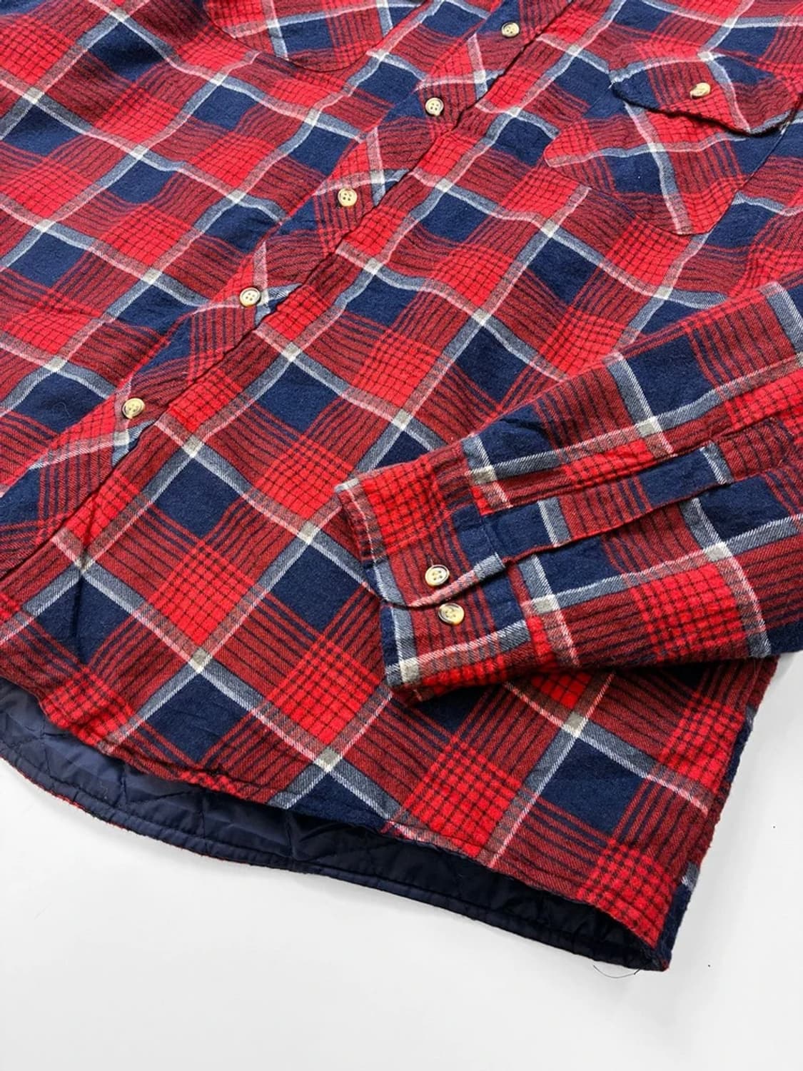 OUTDOOR EXCHANGE 80s 퀼팅 플란넬 누빔 자켓 PN5245 상품이미지3
