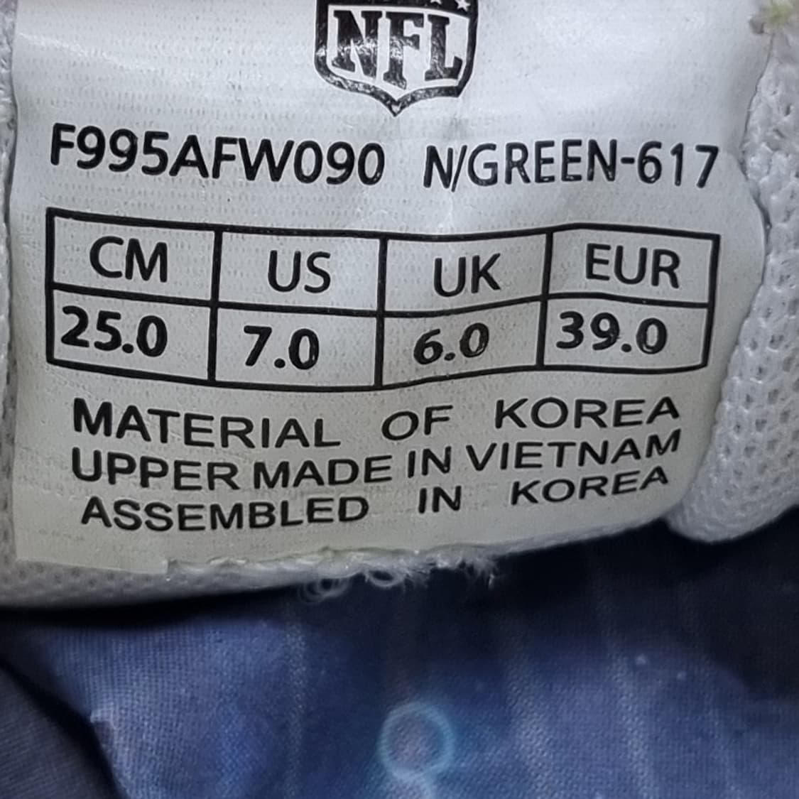 NFL 런닝댁 스니커즈 250 상품이미지5