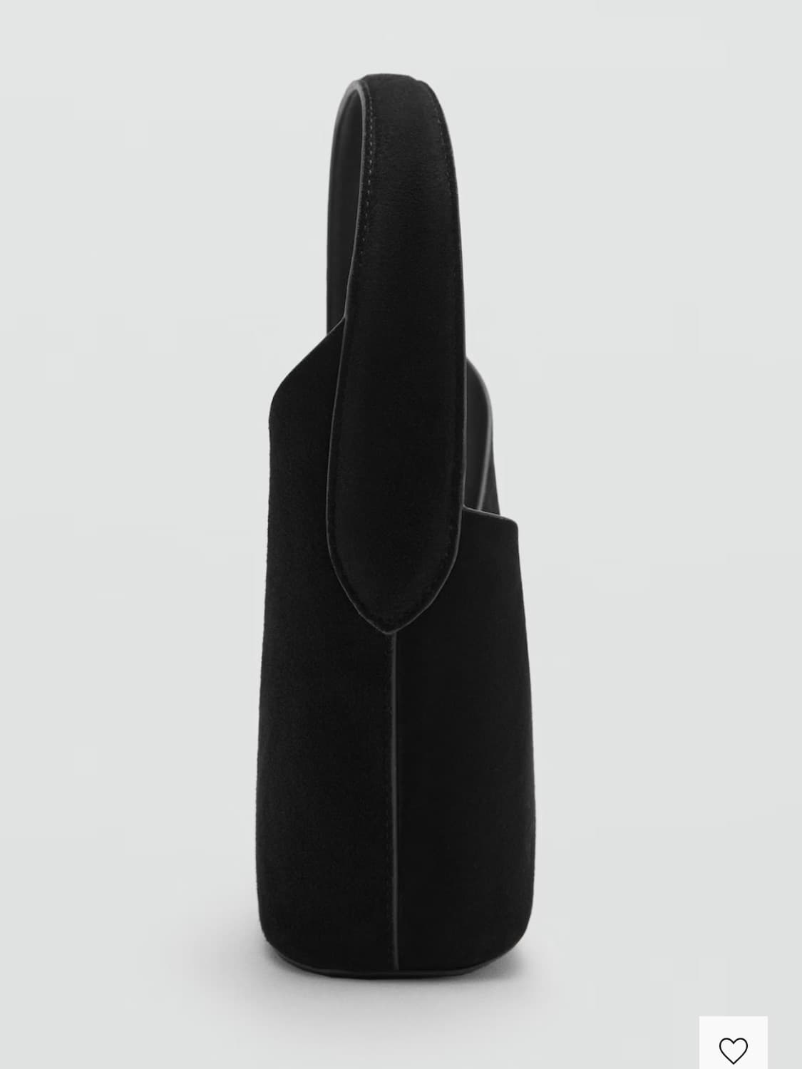 (정가10만9천) Mango 리얼레더 스웨이드 미니백 블랙 상품이미지3