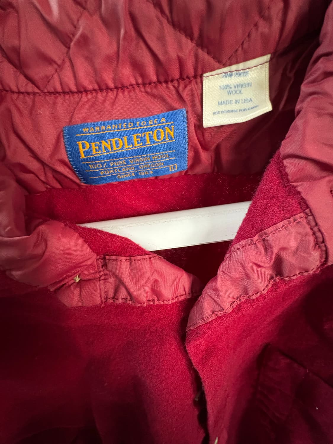 빈티지 레드 셔츠  상품이미지4