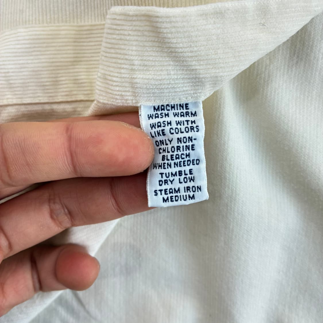 Polo  폴로 랄프로렌 자수 코튼 코듀로이 아이보리 셔츠  상품이미지5