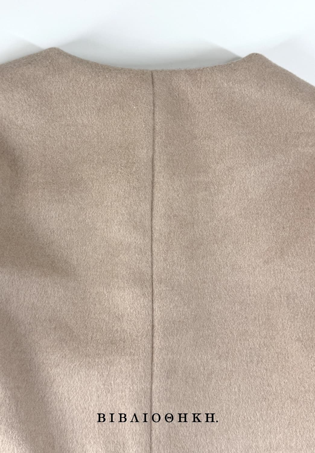 모던 라운드넥 미니멀 울 코트 상품이미지6