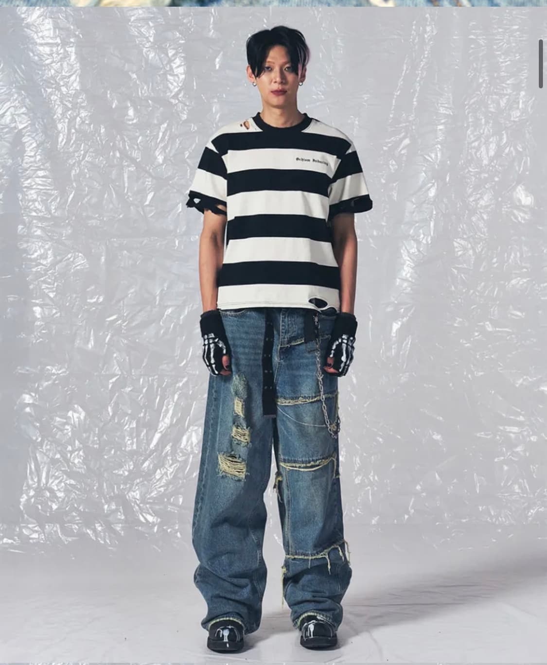 스키즘 인듀싱 TWELVE GOLD JEANS BLUE 데님 상품이미지3