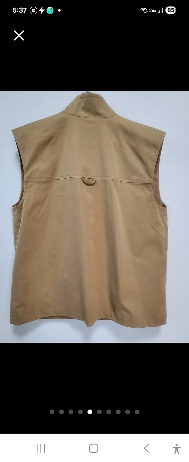 수납많은 베스트! 남녀공용Open Edit 베이지 포켓 베스트55-77 상품이미지6