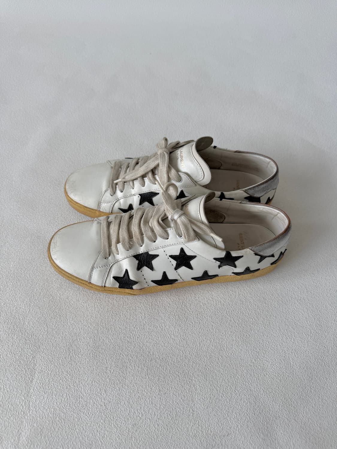 [EU39]생로랑(Saint Laurent) 클래식 스타 패치 스니커즈 상품이미지1