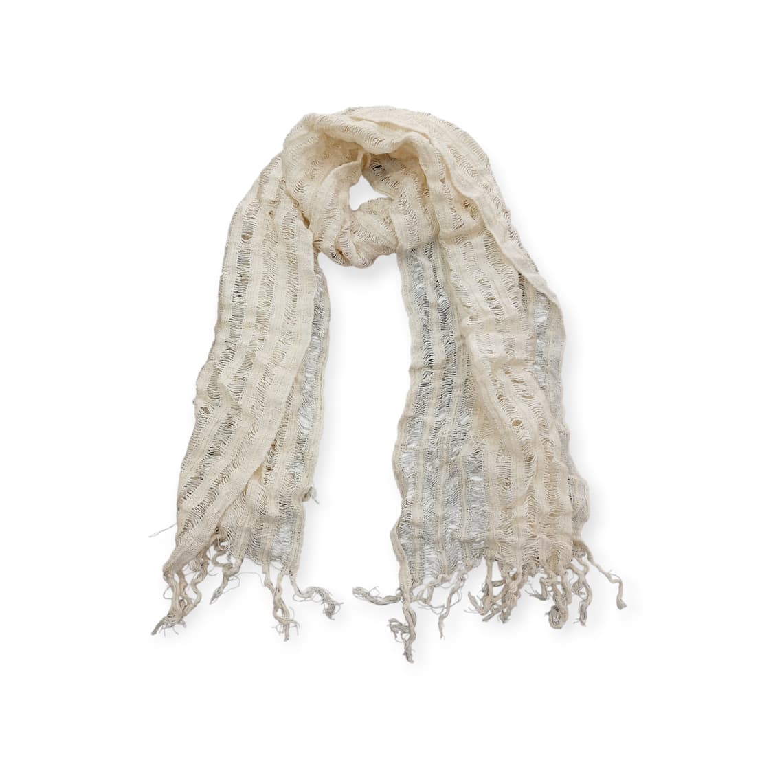 모리걸 오픈 위브 베이지 스카프 상품이미지1