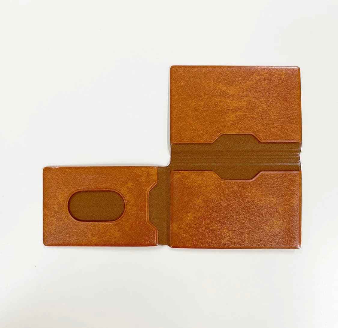 빔즈 x 하이타이드 카드 지갑 브라운 상품이미지3