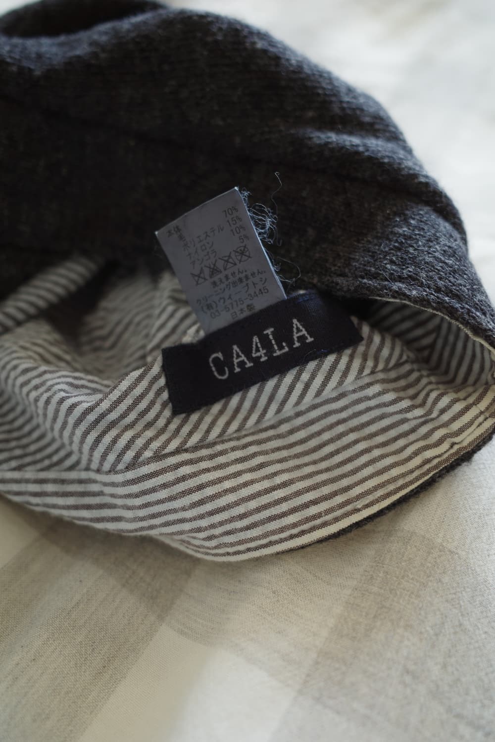 Ca4la Angora wool drape cap 상품이미지7