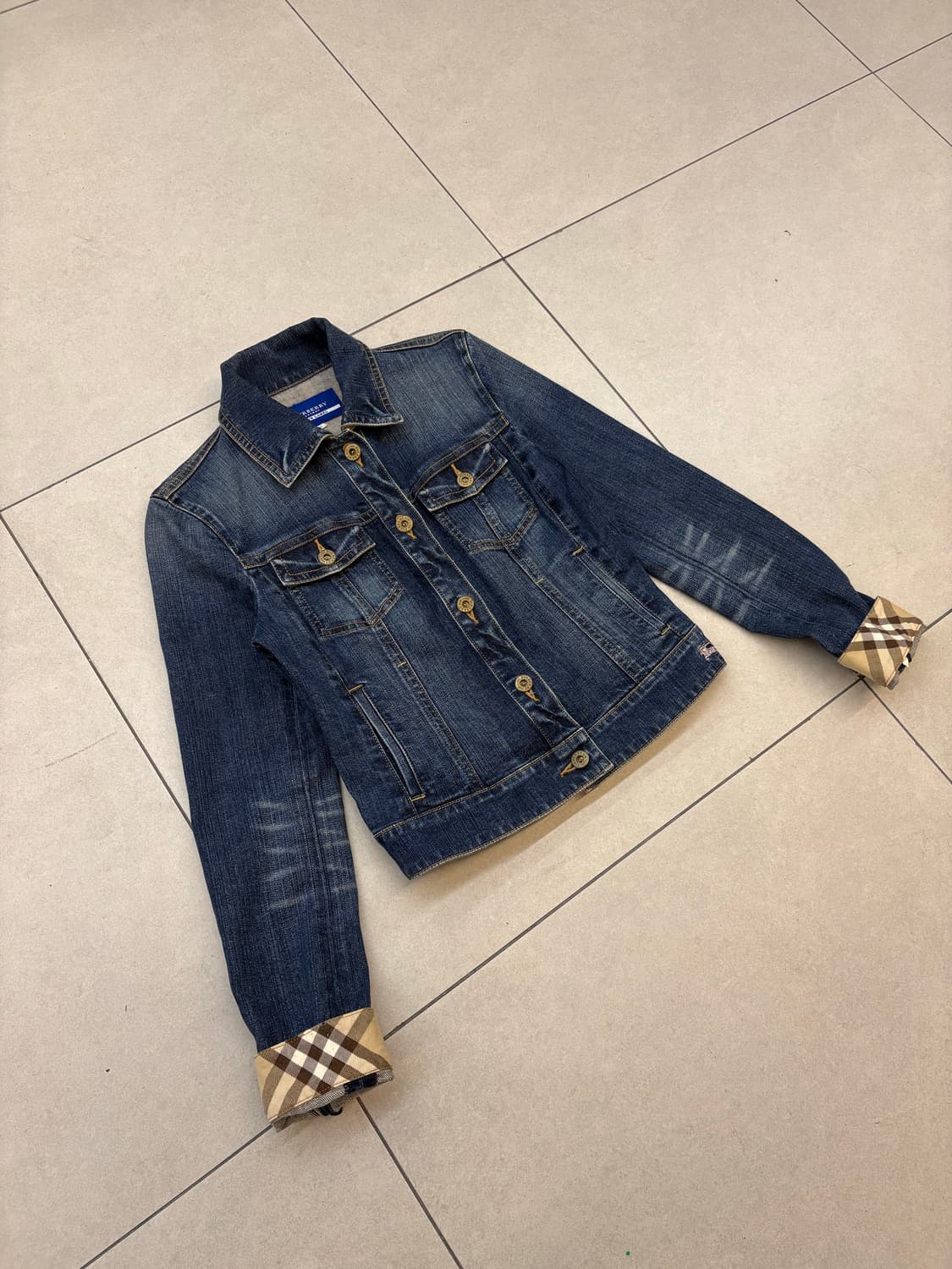 [ 38 ] 버버리 노바체크 라이닝 데님자켓 상품이미지3