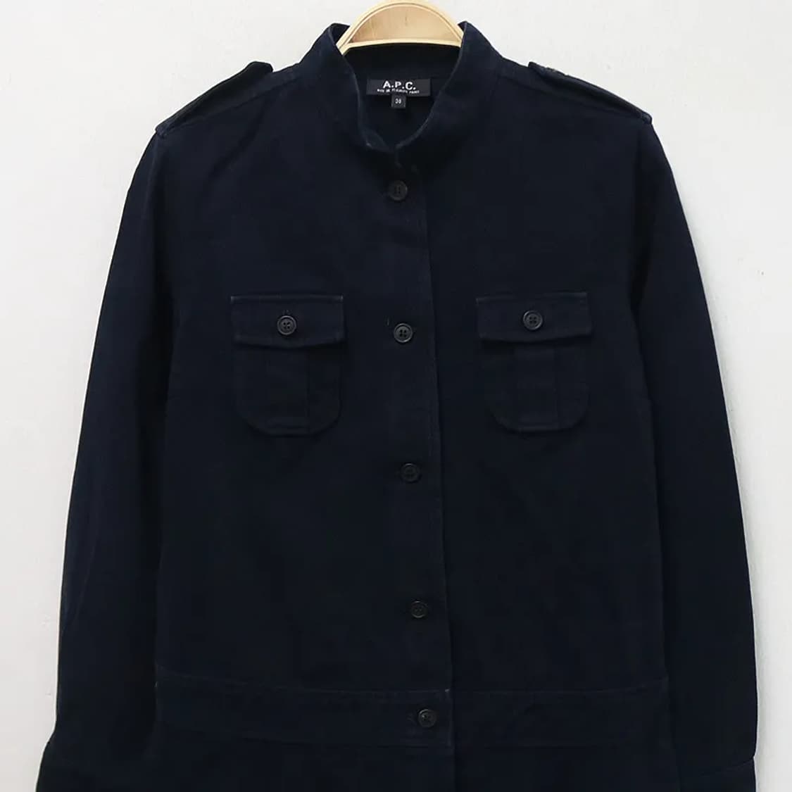 아페쎄 울 혼방 셔츠 원피스 61936 상품이미지3