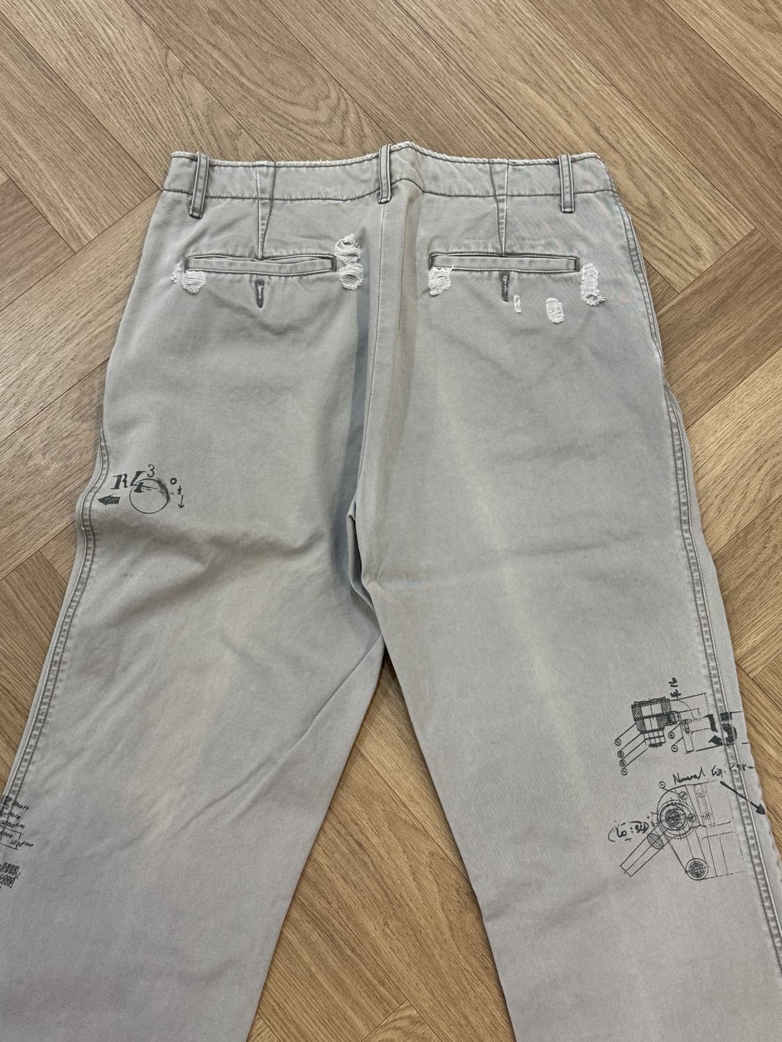 폴로랄프로렌 데미지 프린팅 치노팬츠 - 32사이즈 상품이미지7