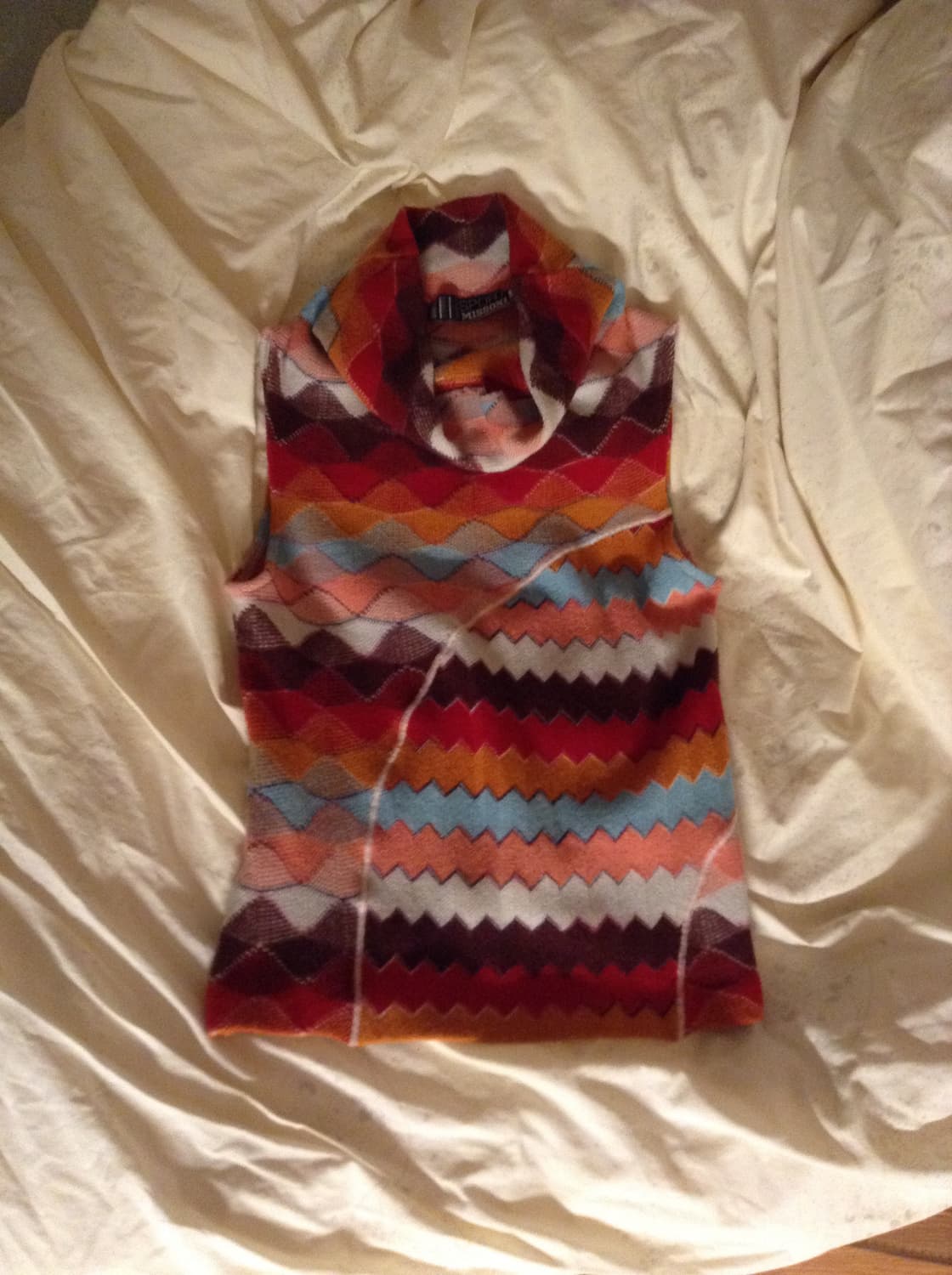 Missoni sport turtleneck neat sleeveless 상품이미지3