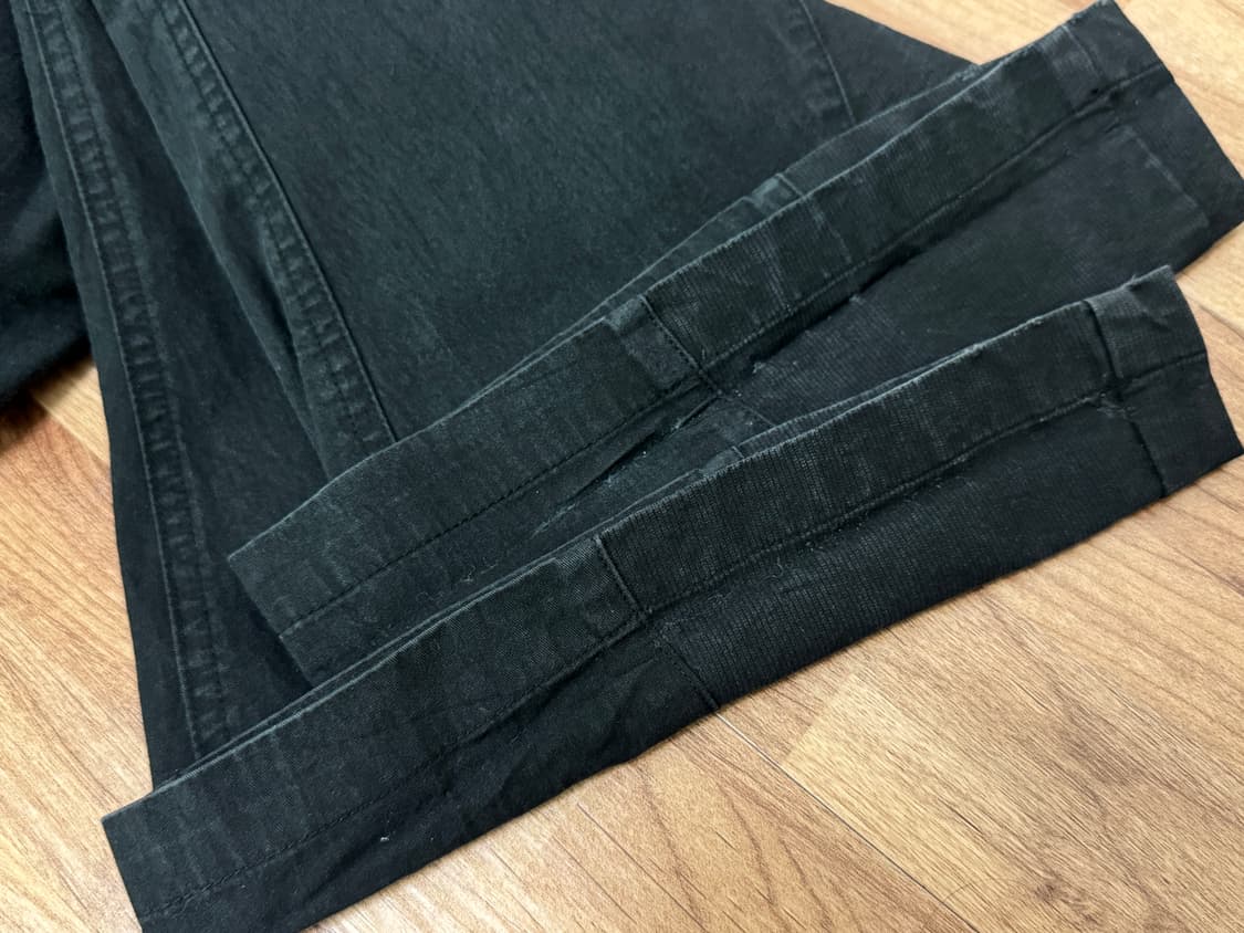 미세키서울 포켓 카고 부츠컷 팬츠 블랙 상품이미지4