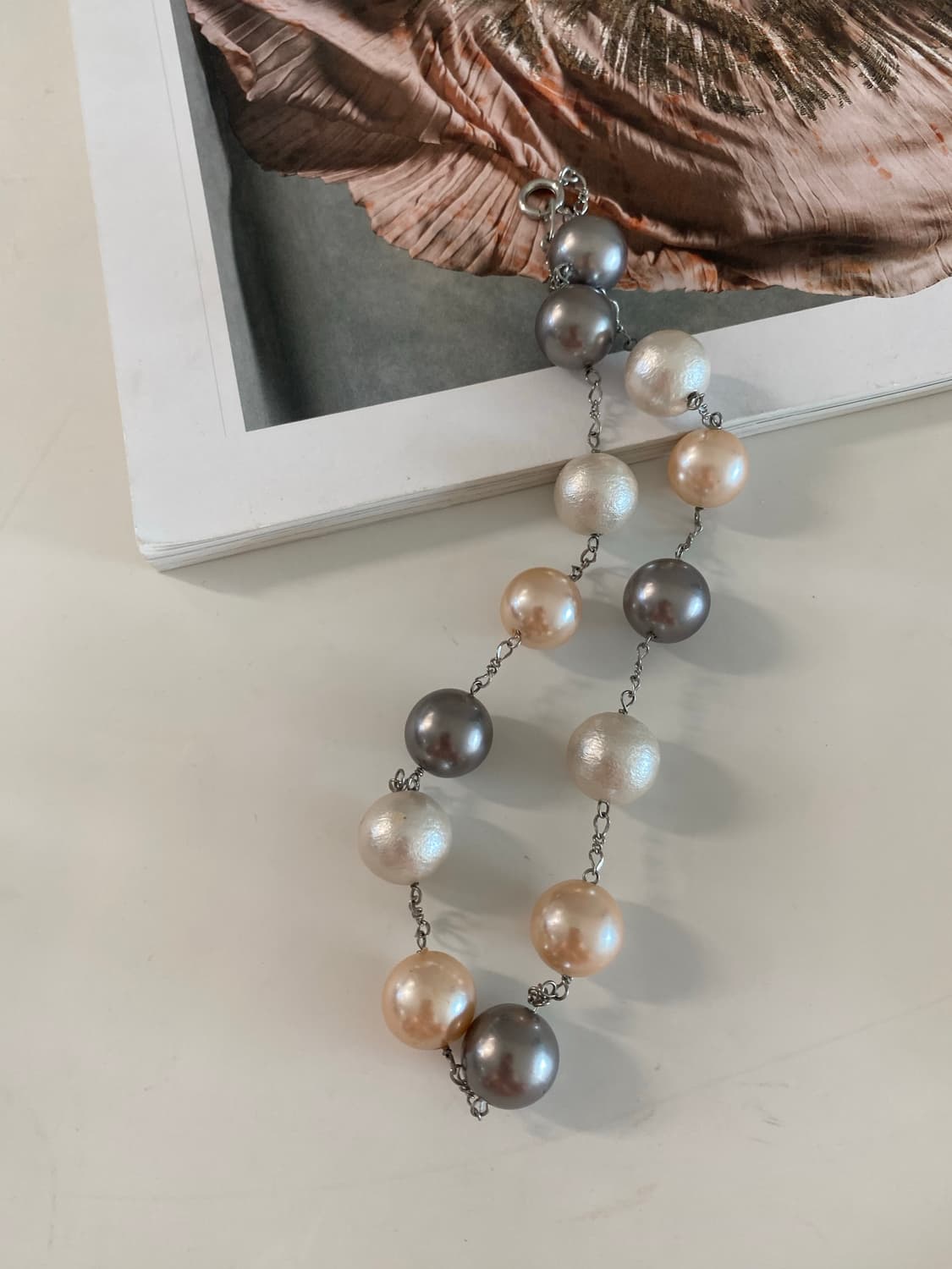 빈티지 구슬 목걸이 상품이미지2