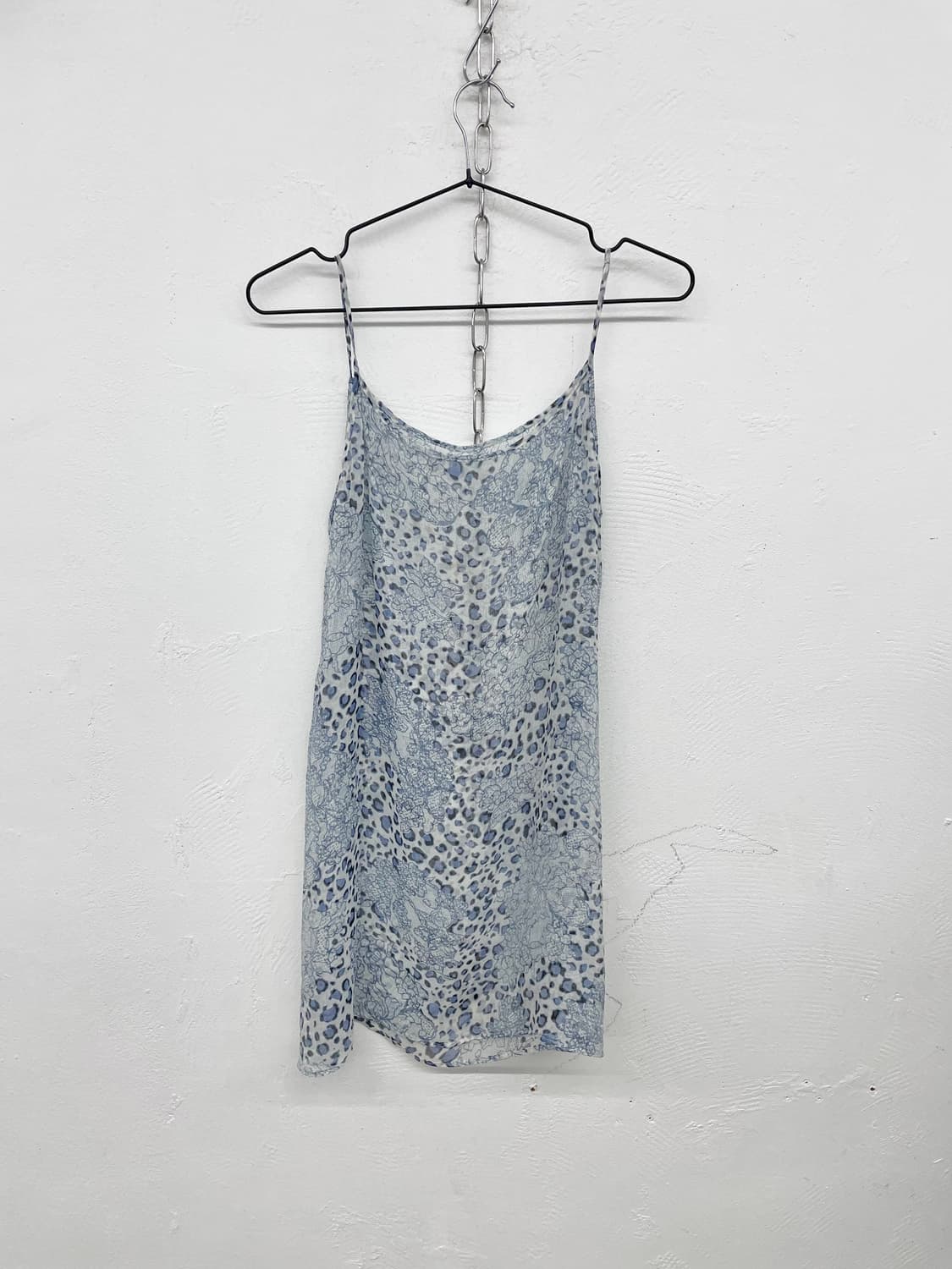 오리엔탈 블루 호피 슬립 상품이미지5