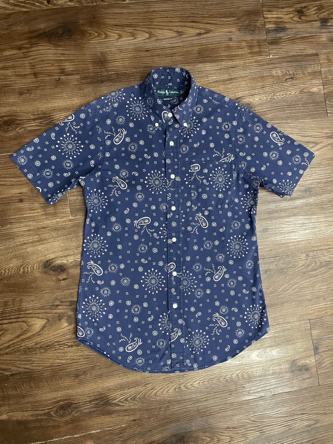 폴로 랄프로렌 페이즐리 반다나 패턴 캠프 셔츠 상품이미지1