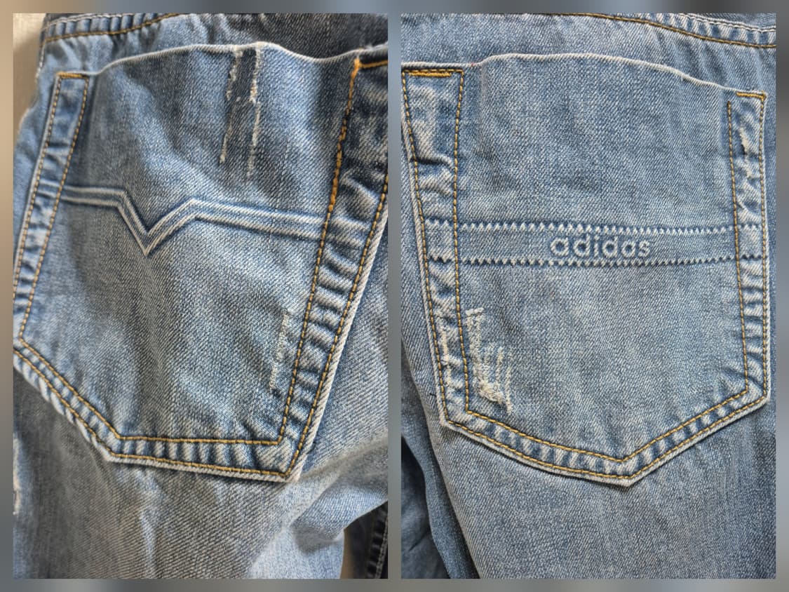 아디다스 X 디젤 스트레이트 데님 팬츠 상품이미지9