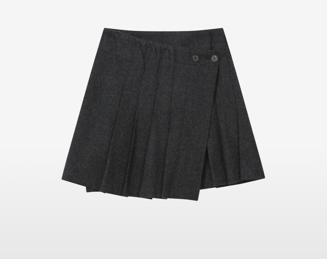 [1] 미세키서울 플리츠 미디 스커트  상품이미지1