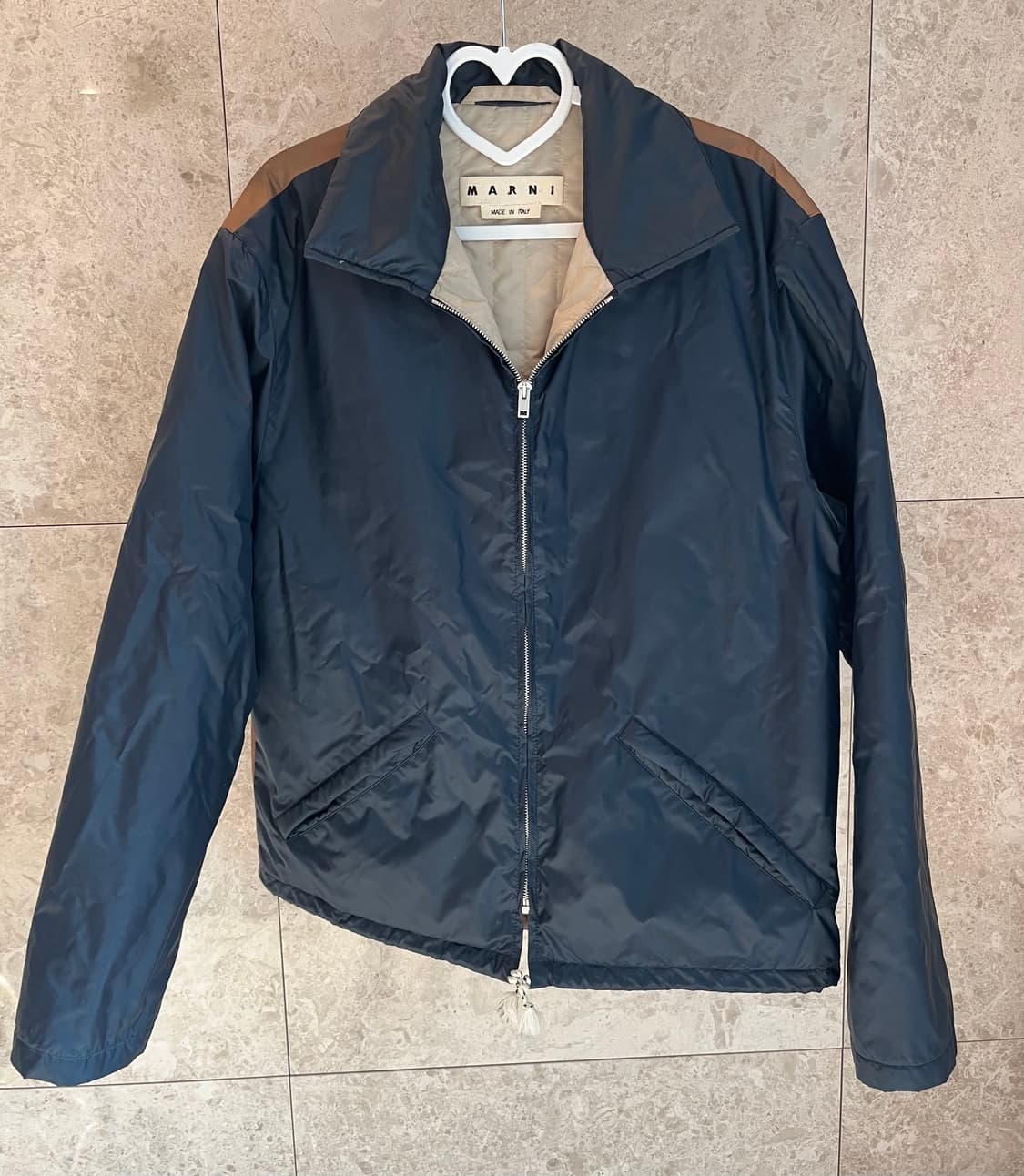 마르니 남성 자켓 네이비/브라운 46(100-105정도) 정품 상품이미지1