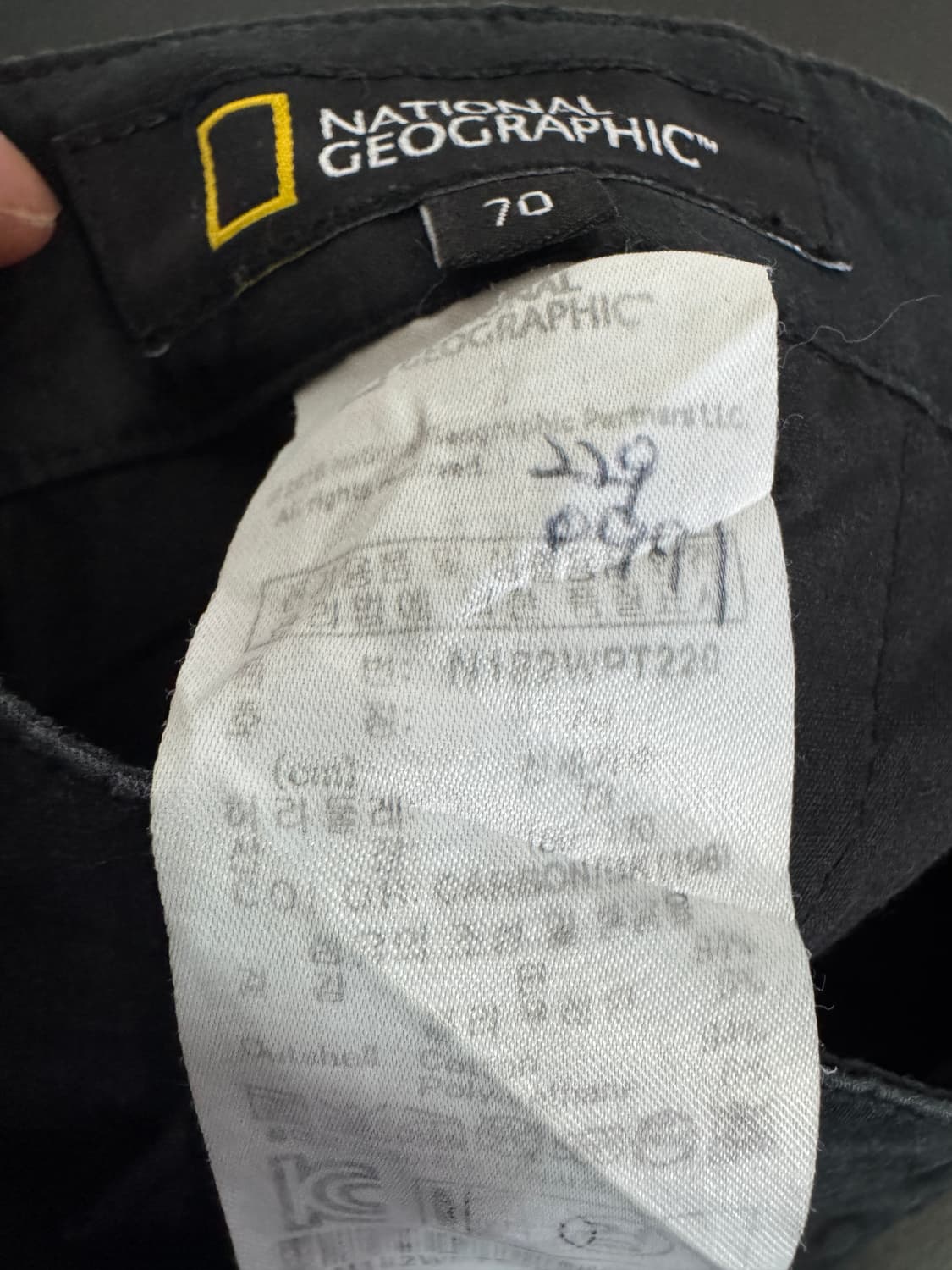 여성 내셔널지오그래픽 스판 면바지 블랙 70 상품이미지4